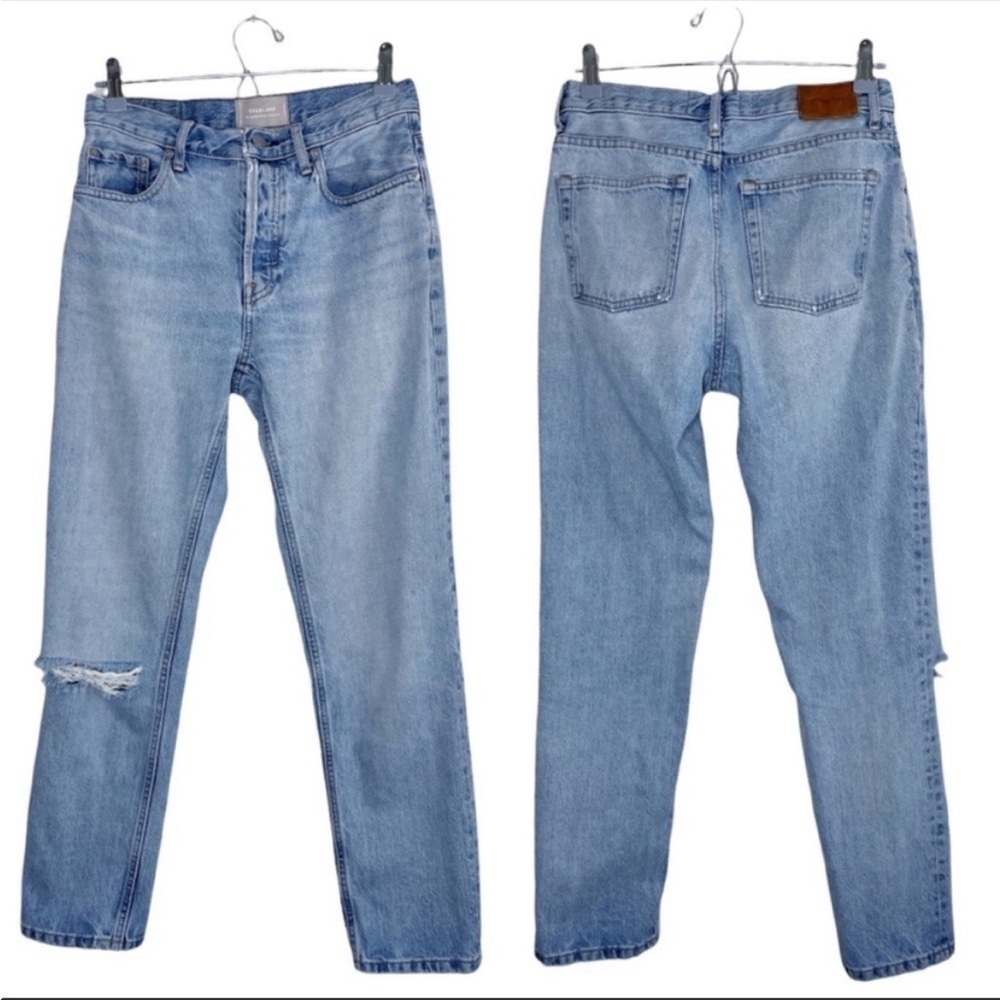EVERLANE The High Rise Cheeky Straight Jean size 26